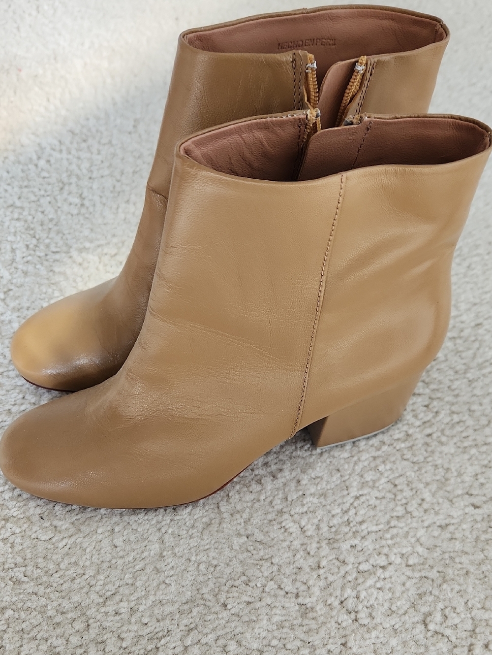 Rachel Comey Camel Tan Leather Boot SZ 6.5 100% Leather